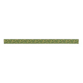 Cover Leaf & Gold Coin Pattern Grosgrain Lint (Voorkant)