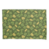 Cover Leaf & Gold Coin Pattern Kussensloop (Voorkant-Links)