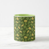 Cover Leaf & Gold Coin Pattern Mok (Midden)