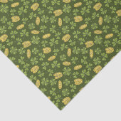 Cover Leaf & Gold Coin Pattern Tissuepapier (Detail)