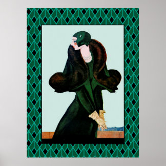 Cover Vintage Art Deco Poster