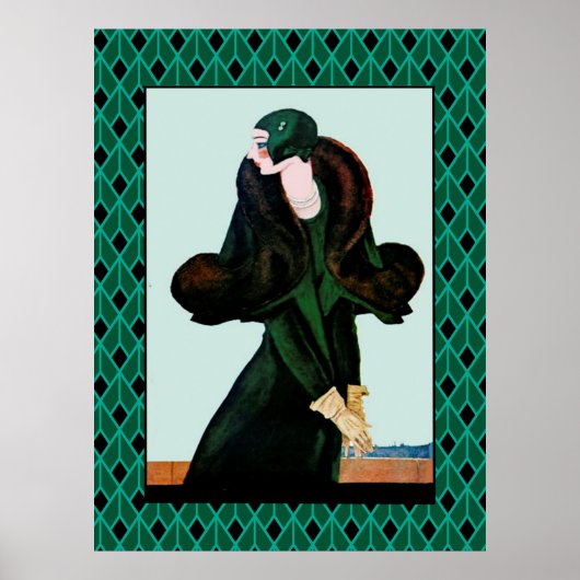 Cover Vintage Art Deco Poster (Voorkant)