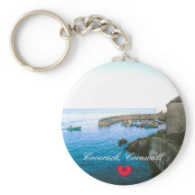 Coverack Harbour Post Kantoor & Gevist Boat Photo