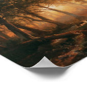  Coverage Wagons op Oregon Trail Poster (Hoek)