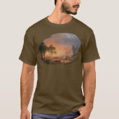  Coverage Wagons op Oregon Trail T-shirt (Voorkant)