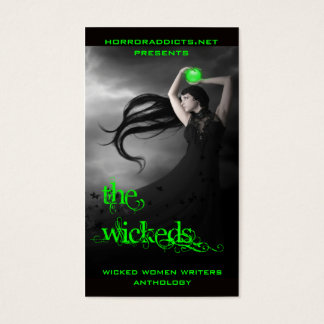 Covercard4, Horroraddicts.NetPresents, Wicked w... Visitekaartje