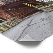 Covered Bridge, Downsville, New York Poster (Hoek)