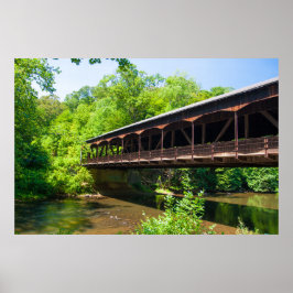 Covered Bridge, Mohican State Park, Ohio Poster