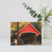 Covered Bridge, New Hampshire Briefkaart (Staand voorkant)