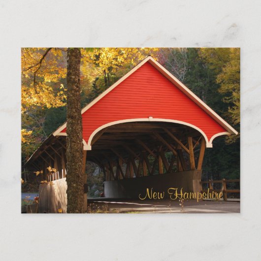 Covered Bridge, New Hampshire Briefkaart (Voorkant)