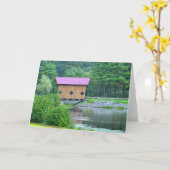 covered bridge note Kaart (Gele Bloem)