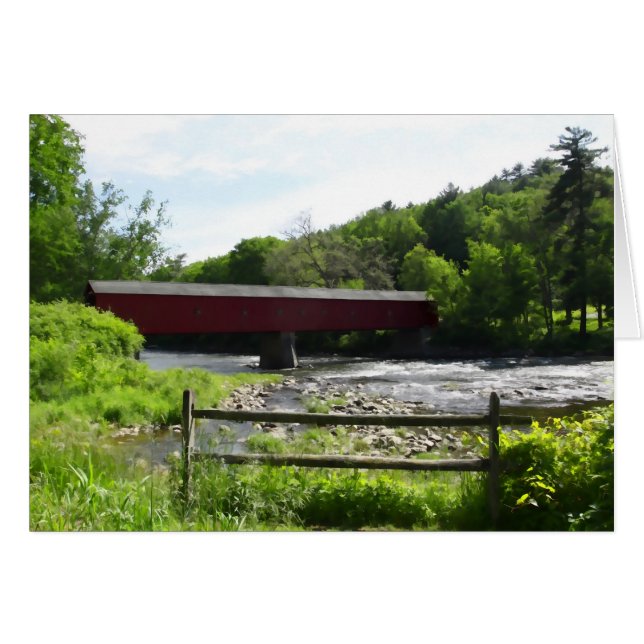 Covered Bridge West Cornwall, CT (Voorkant Horizontaal)