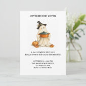 Covered Dish Coven Halloween Potluck Kaart (Staand voorkant)