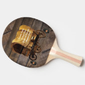 Covered Wagon Coal oil Lamps Western Tafeltennisbatje (Zijkant)