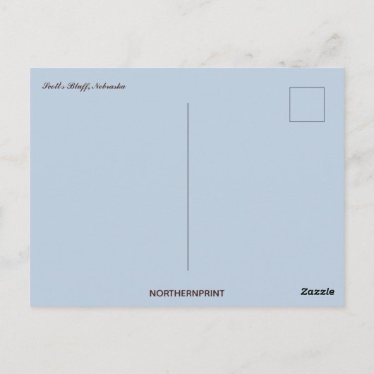 Covered Wagon in Scotts Bluff Nebraska Briefkaart (Achterkant)