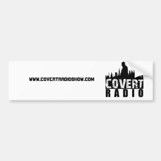 CovertR, www.covertradioshow.com Bumpersticker