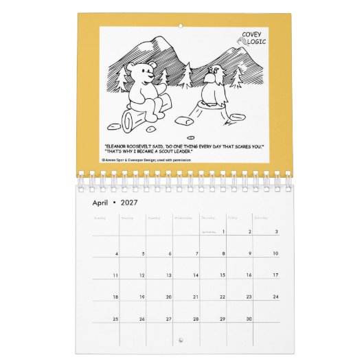 Covey Logic Calendar Kalender (Apr 2027)