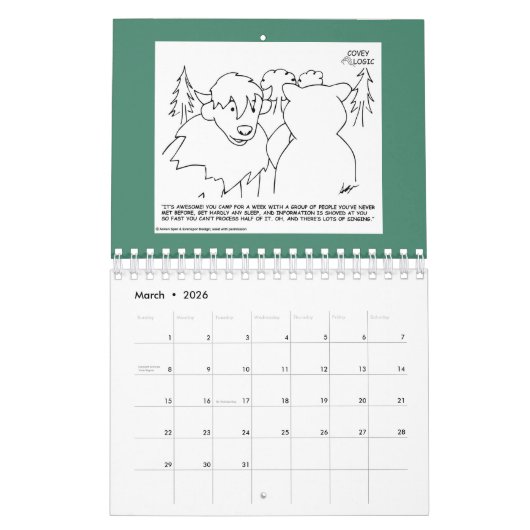 Covey Logic Calendar Kalender (Mar 2026)