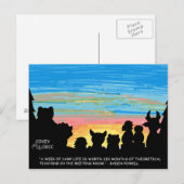 Covey Logic "Camp Life"-Briefkaart Briefkaart (Voorkant / Achterkant)