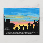 Covey Logic "Camp Life"-Briefkaart Briefkaart (Voorkant)