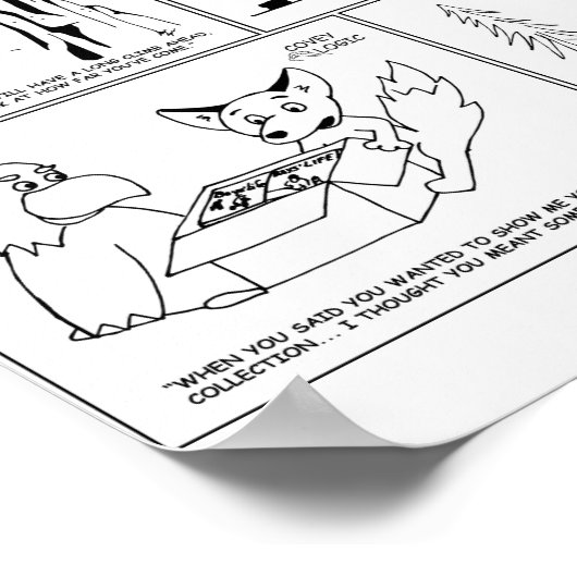 Covey Logic Comic Poster (Hoek)