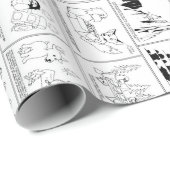 Covey Logic Comic Squares Cadeaupapier (Rol Hoek)