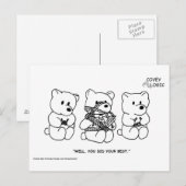 Covey Logic "Doe je best" Briefkaart (Voorkant / Achterkant)