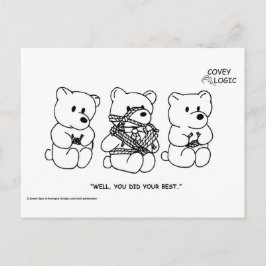 Covey Logic "Doe je best" Briefkaart