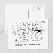 Covey Logic "Lost"-Briefkaart Briefkaart (Voorkant / Achterkant)