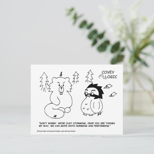 Covey Logic "Storming"-Briefkaart Briefkaart (Staand voorkant)