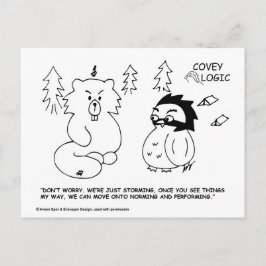 Covey Logic "Storming"-Briefkaart Briefkaart