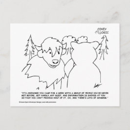 Covey Logic Wood Badge Briefkaart