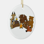 Covey Logic Wood Badge Ornament (Rechts)