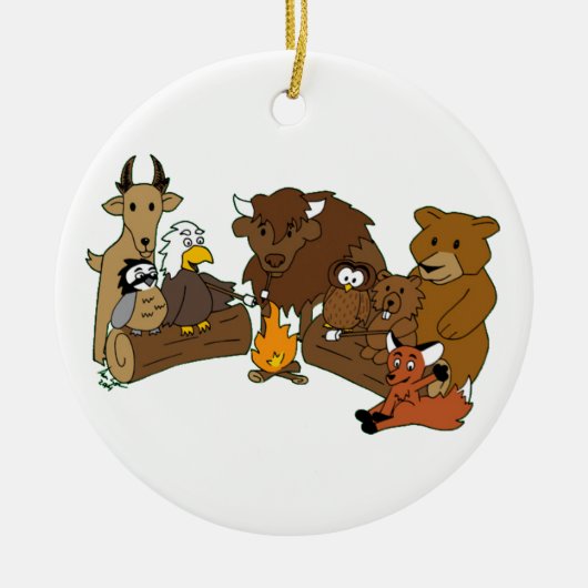 Covey Logic Wood Badge Ornament (Voorkant)