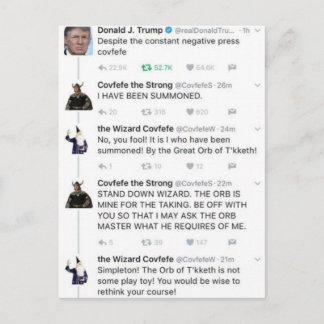 Covfefe Briefkaart