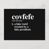 Covfefe Definition - Een nepwoord Briefkaart (Voorkant)