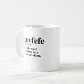 Covfefe Definition - Een nepwoord Koffiemok (Voorkant links)