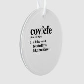 Covfefe Definition - Een nepwoord Ornament (voorkant)