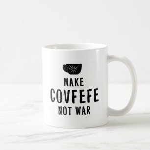 covfefe geen oorlog koffiemok