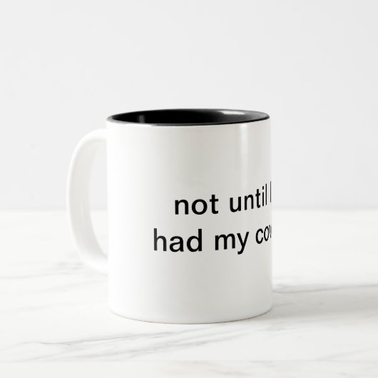 Covfefe Joke Coffee Mok (Voorkant links)