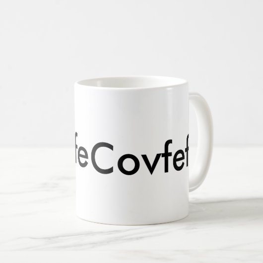 Covfefe Koffiemok (Voorkant rechts)