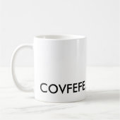 Covfefe. Koffiemok (Links)