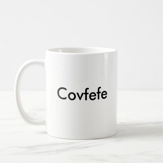 Covfefe-mok Koffiemok (Links)
