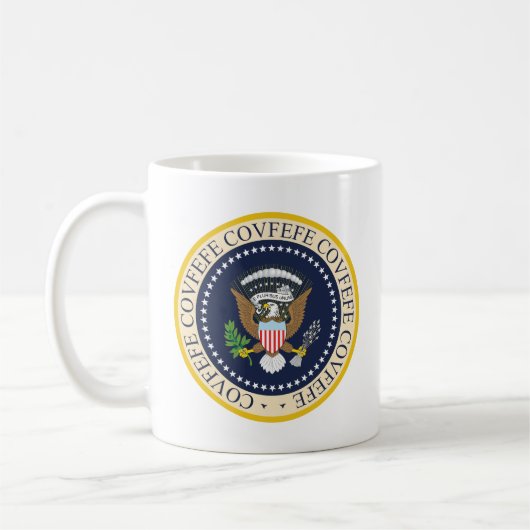 COVFEFE PRESIDENTIËLE SEAL KOFFIEMOK (Links)