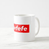 Covfefe Supreme Box Logo Mok Donald Trump (Voorkant rechts)