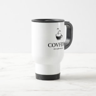 "Covfefe" Travel Mug (wit) Reisbeker