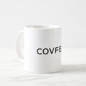 COVFEFE Trump Funny Twitter Coffee Mok (Voorkant links)