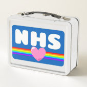 Covi de dinosaurus, regenboog NHS lunchbox (Achterkant)
