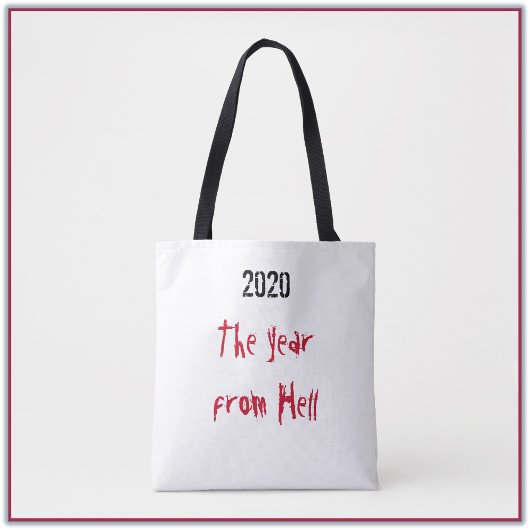 Covid19 2020 Jaar uit de hel Tote Bag