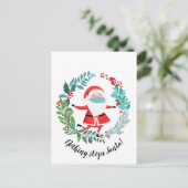 covid19 2020 niets stopt kerstboom briefkaart (Staand voorkant)